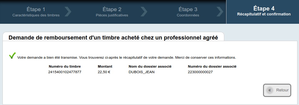 illustration graphique  remboursement recapitulatif